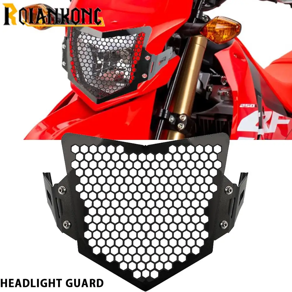

For Honda CRF250L CRF 250 L 2013-2019 2020 2021 2022 2023 Motorcycle Accessories Headlight Guard Head Lamp Light Protector Cover