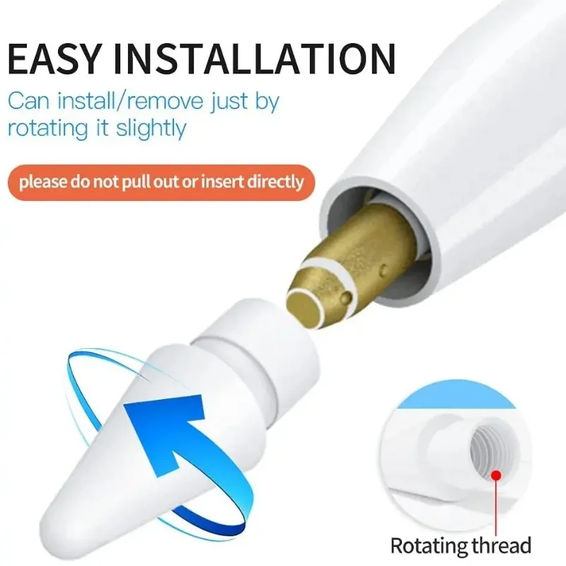 Набор наконечников для стилуса Apple Pencil 1-го 2-го поколения