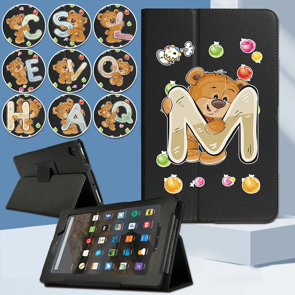 

PU Leather Tablet Case for Fire 7 (5th/7th/9th)/Fire HD 8 (6th/7th/8th) /HD10 (5/7/9th Gen) Shockproof Stand Protective Cover