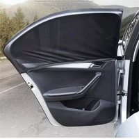 auto parts 2pcs car front rear side window sunshade uv protection curtain anti mosquito net car curtain auto interior accessorie