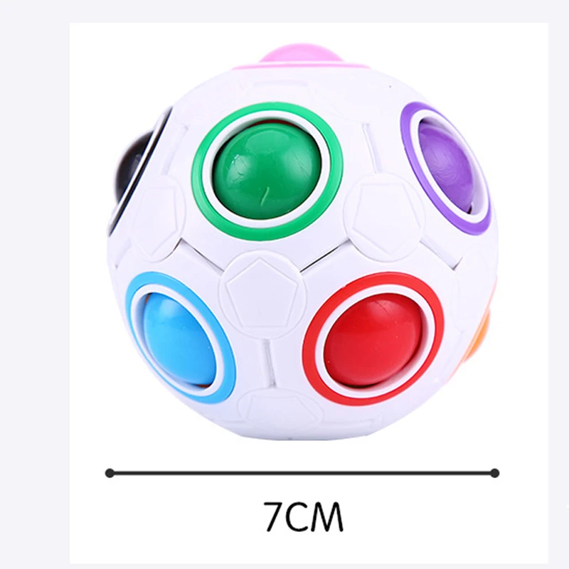 Креативный магический куб скоростные радуги пазлы футбольные мячи светящиеся в