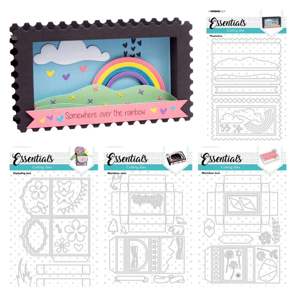 

Exploding Box Theater Box Matchbox New Metal Cutting Dies Scrapbook Decoration Emboss Template Make Diy Greeting Card Molds 2022