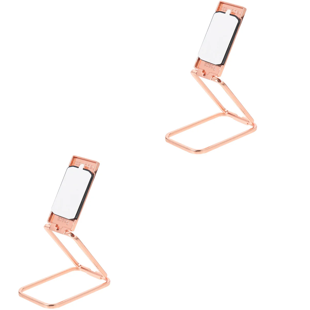 

2x Convenient Portable Practical Useful Lightweight Rack Foldable Cellphone Stand Storage Stand