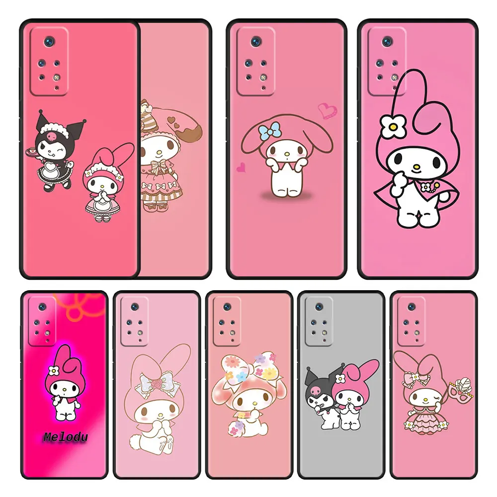 

Armor Kuromi and My Melody Pink For Xiaomi Redmi Note 11 9A 9S 9 9C 8T 10 Pro K40 9S 9T 11S 5G K50 8 10S Phone Coque