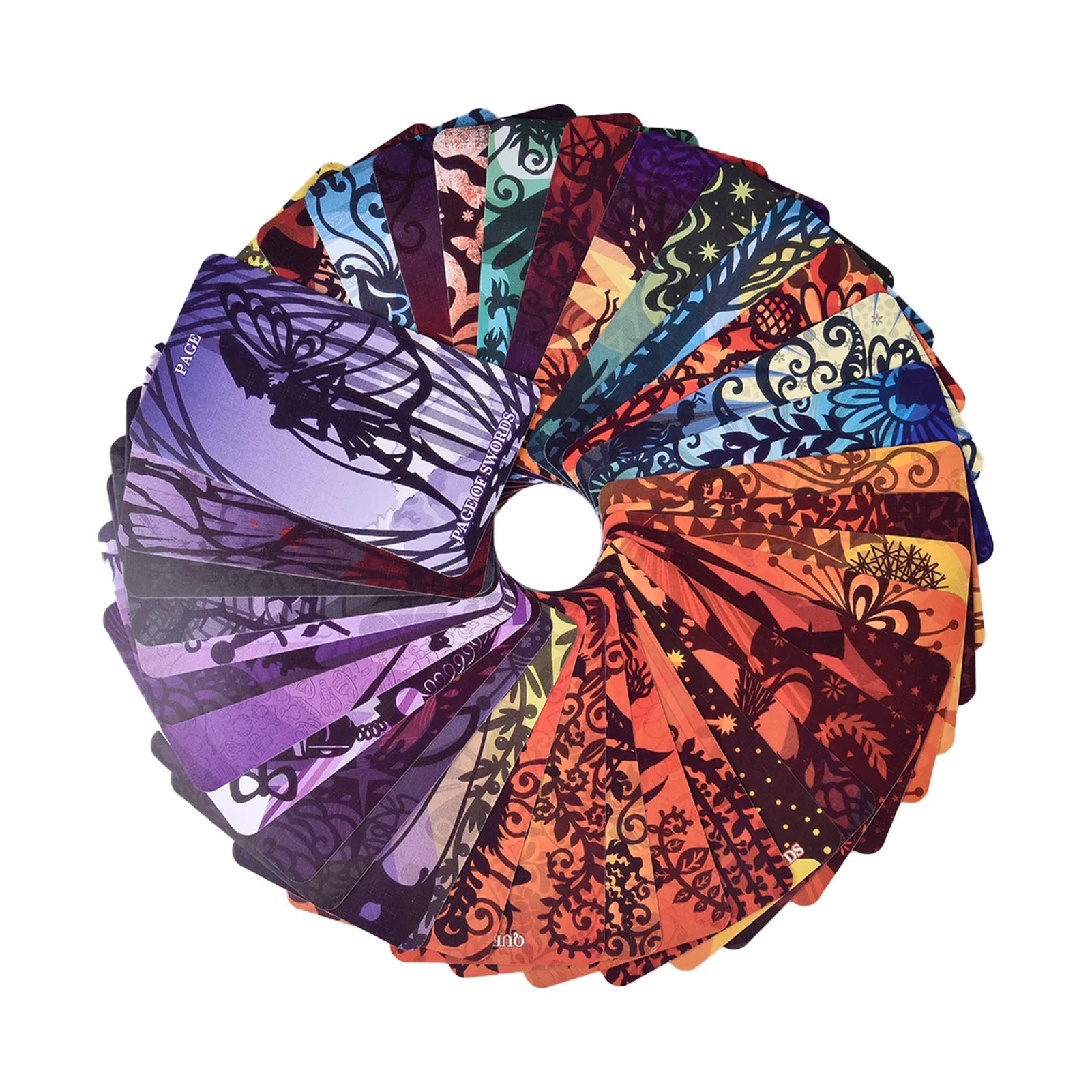 

Silhouettes Tarot Cards Silhouette Tarot Cards English Tarot Oracle Cards For Beginners&Expert Readers Fortune Telling Game