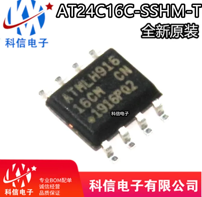 10 шт./партия AT24C16C-SSHM-T EEPROM 16 кбит 8 1 МГц