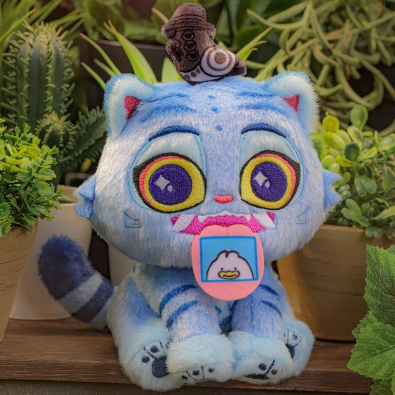 Фото Коллекционная серия плюшевых брелоков K-POP Demon Hunters DERPY TIGER COSBI: Сюрприз-бокс, загадочные украшения для дома, подарочные наборы-сюрпризы №2