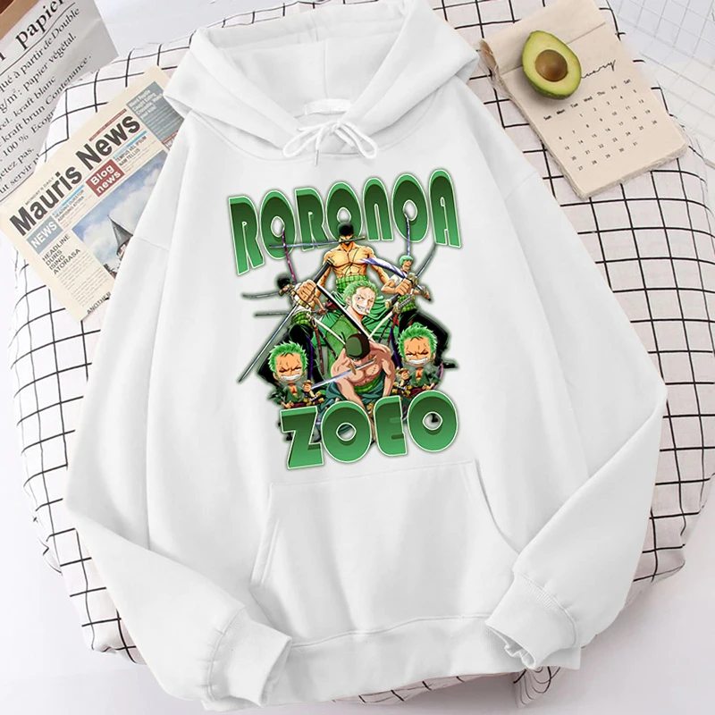 

Толстовка с капюшоном манга ророноа Зоро Женские Смешные Мультяшные толстовки Ullzang японское аниме 90-х кавайная Толстовка худи с графически...