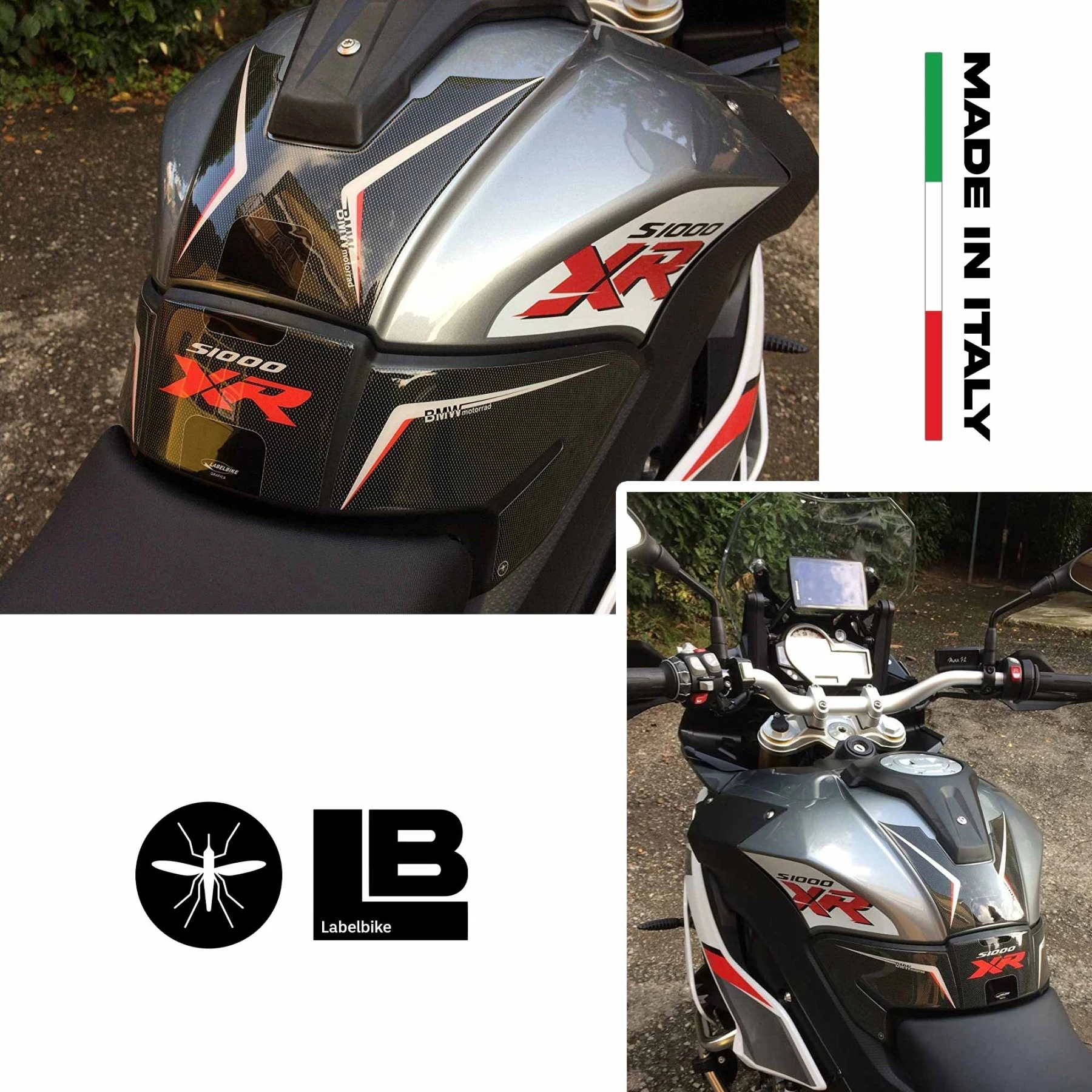 KIT S1000 XR 3D stickers tank protectors compatible for BMW motorcycles S1000XR | Автомобили и мотоциклы