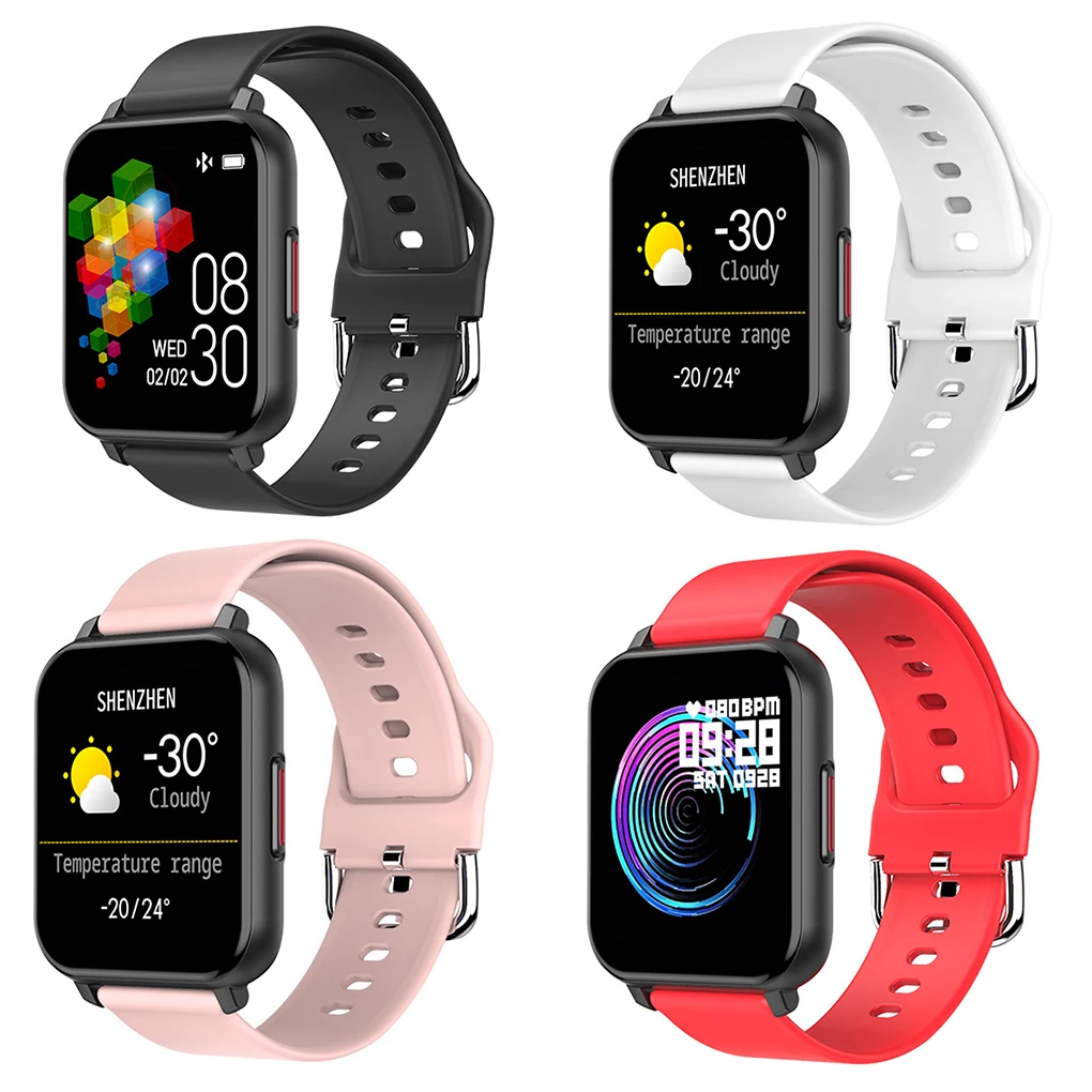 

Умные часы, совместимые с Bluetooth, наручные часы 5 0 С пульсометром, сенсорный экран, часы с измерением артериального давления, наручные часы с о...