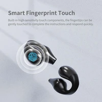 s03 wireless earphone bluetooth 5 2 touch power digital display hifi noise reduction ipx5 not in ear painless headphone