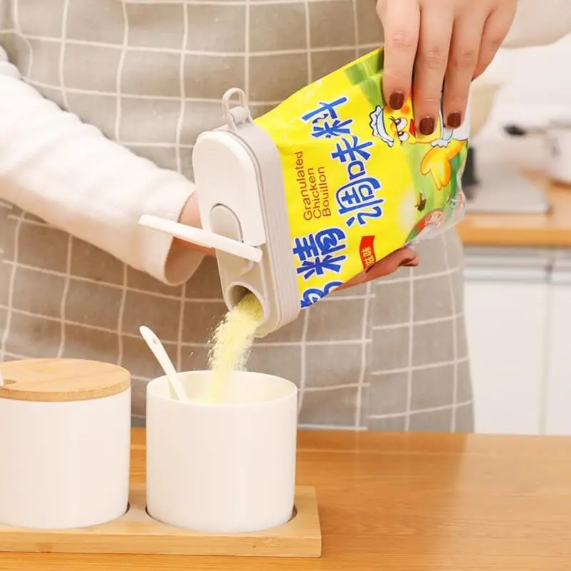 

Двойной зажим для подачи пищи, зажим для хранения закусок, герметичный зажим для сохранения свежести, герметичный зажим, кухонные аксессуар...