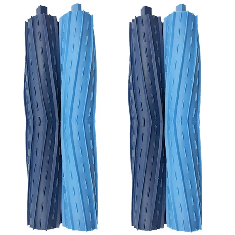 

2 Set of Rubber Brush Rollers for ECOVACS Deebot T9 AIVI T9 Pro Robot Vacuum Cleaner Replacement Parts