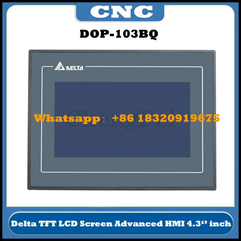 Фото Сенсорный экран HMI с ЧПУ Delta DOP-103BQ 4,3 дюйма 480*272, дисплей интерфейса человеческой машины, замена DOP-B03S210 DOP-B03S211 №1