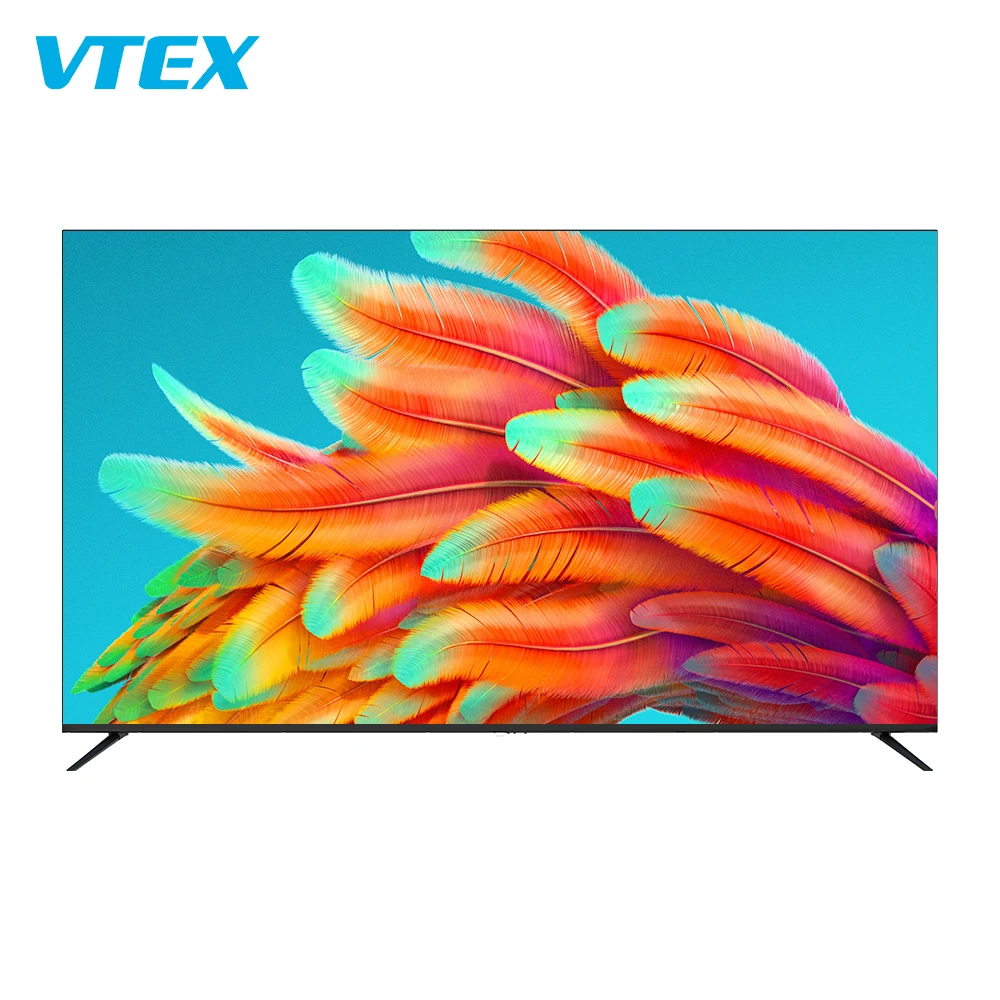 Фото Безрамочный 4K Smart LED LCD телевизор новейшего дизайна, 55, 65, 75 дюймов, широкоэкранный UHD телевизор для отелей №5
