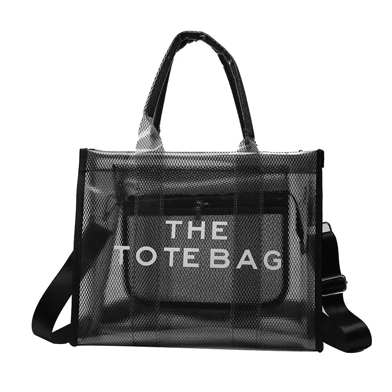 

Новая роскошная дизайнерская сумка-тоут через плечо, женская прозрачная сумка-мессенджер, сумка для покупок, пляжные сумки для отпуска, женская сумка