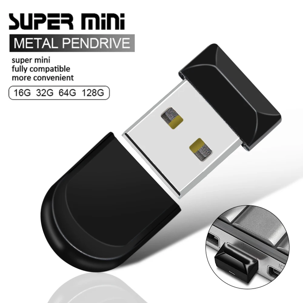 

2022 Hot Sale Mini Pen Drives 64GB 32GB 16GB 8GB USB2.0 Flash Drive Stick U Disk 4gb USB pendrive flesh memory waterproof
