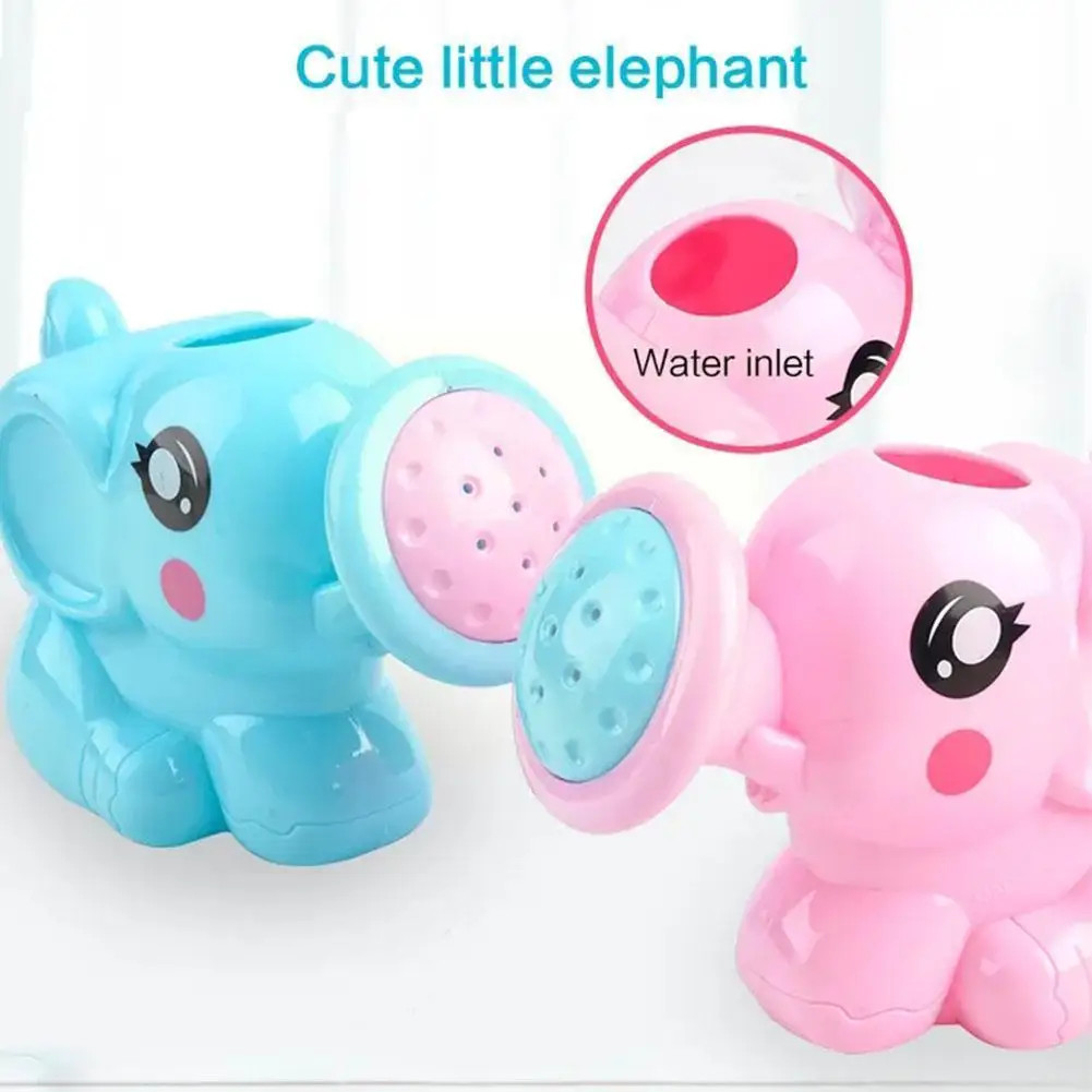 

Kids Elephant Watering Pot Bath Toy Cartoon Plastic Kettle Bath Shower Tool Baby Bathroom Toy For Children Summer Bath Spri K2l7