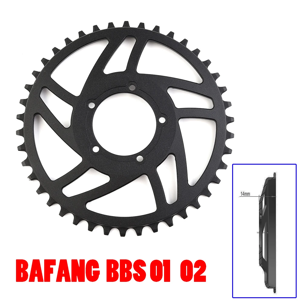 

Electric Bicycle Ebike 42T Chain Ring Offset Correction For BAFANG BBS01 BBS02 Motor Chainring Sprocket Ebike Accessories