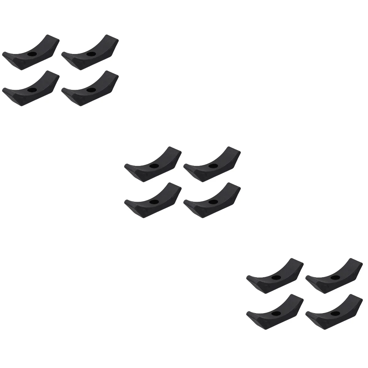 

12 Pcs Dumbbell Saddles Replacement Dumbbell Holder Home Gym Fitness Supplies