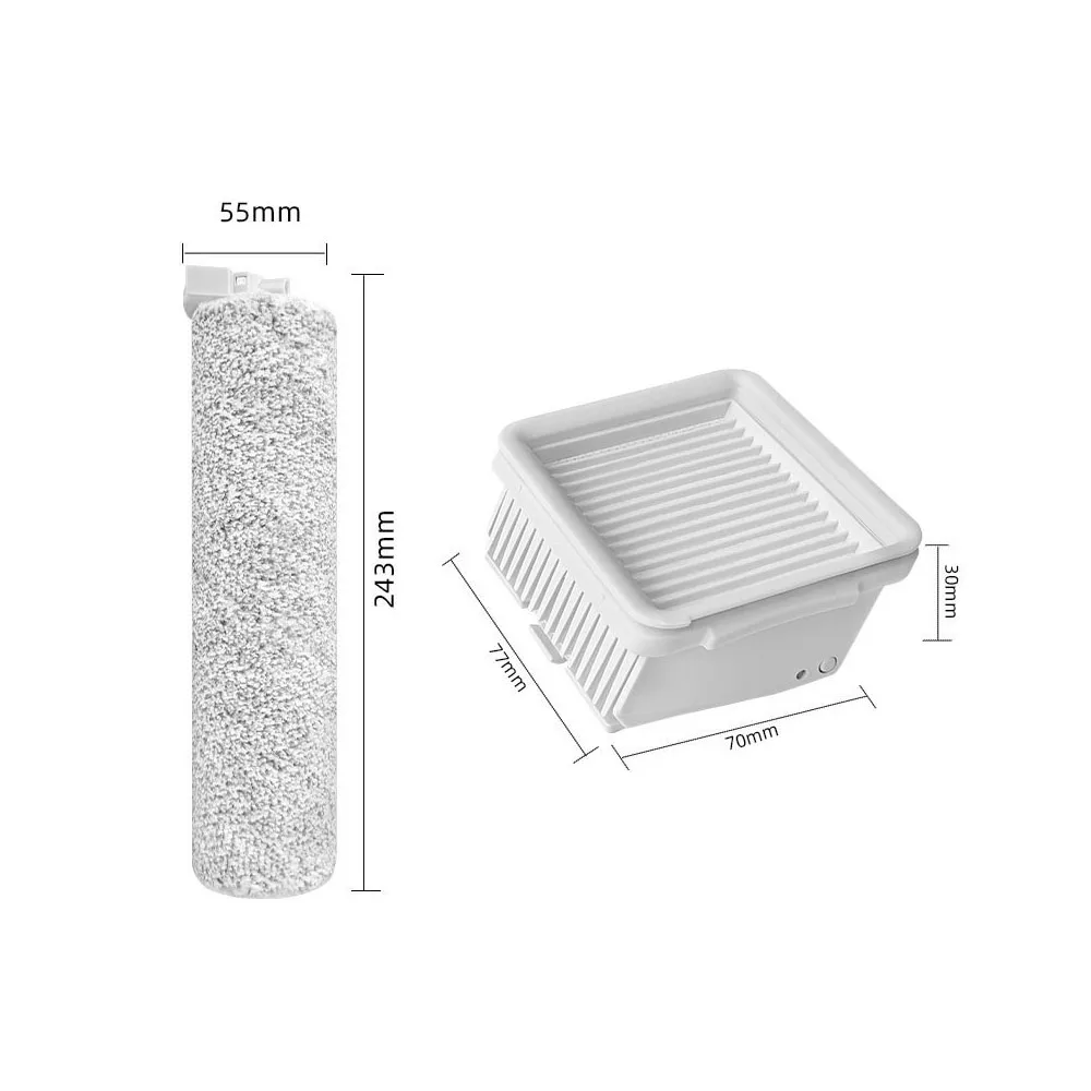 Сменная роликовая щетка HEPA фильтр для Mijia ShunZao H100 Pro влажной и сухой кожи