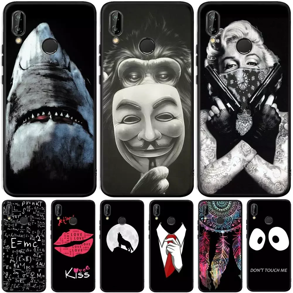 

Case For Huawei P Smart 2019 P30 P20 Lite Mate 20 Pro Y5 Y6 Y7 Y9 Prime 2019 P Smart Plus Soft TPU Silicone Cover Coque