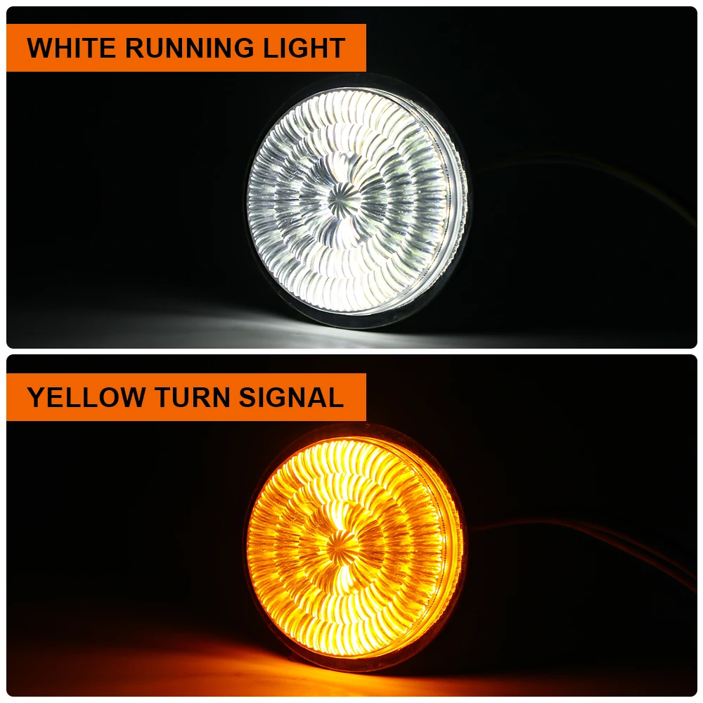 1157 передний Янтарный Белый Φ сигнал поворота 1156 конверсии для Harley Sportster 883 Touring FLHTK