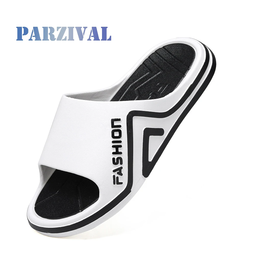 

PARZIVAL New Men's Summer Slippers Anti-slip Thicken EVA Soft Slipper Outdoor Beach Flip Flops Men Household Comfortable Shoes