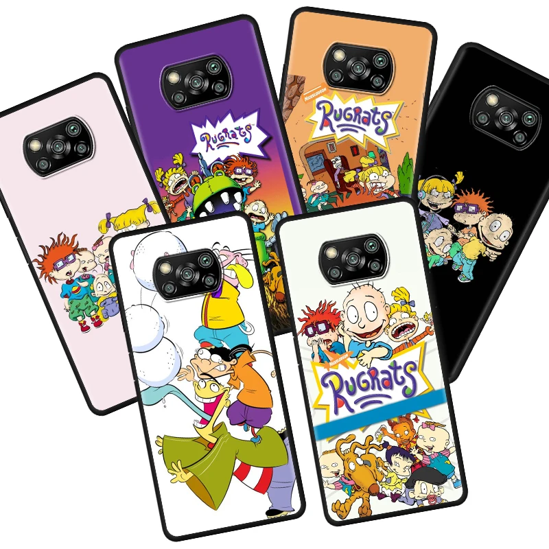 

Cover Case for Xiaomi Poco X3 X4 F3 M4 M3 F2 F1 Pro NFC 5G Mi X3nfc Trend Coque Capa Thin Cell Soft Phone Shell Cartoon Rugrat