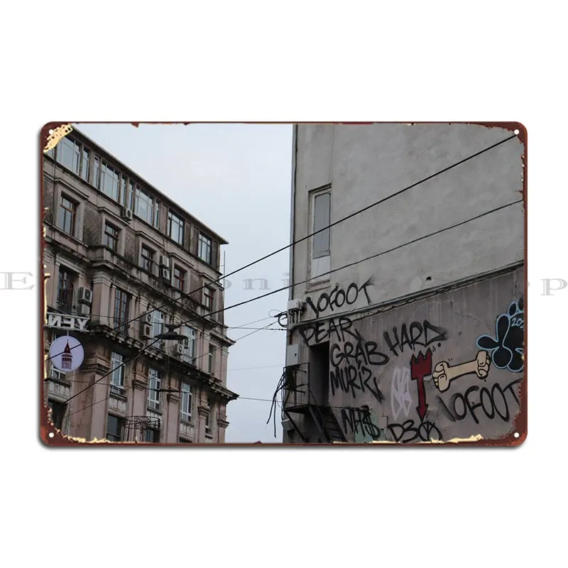 

Istanbul Street Photo Metal Signs Rusty Wall Decor Create Print Cinema Tin Sign Poster