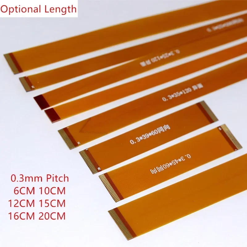 Плоский гибкий кабель FPC FFC с шагом 0 3 мм LVDS MIPI 7/9/11/13/15/17/19/21/23/25/27/31/33/35/39/41/45/49/51/57/61/71 Pin
