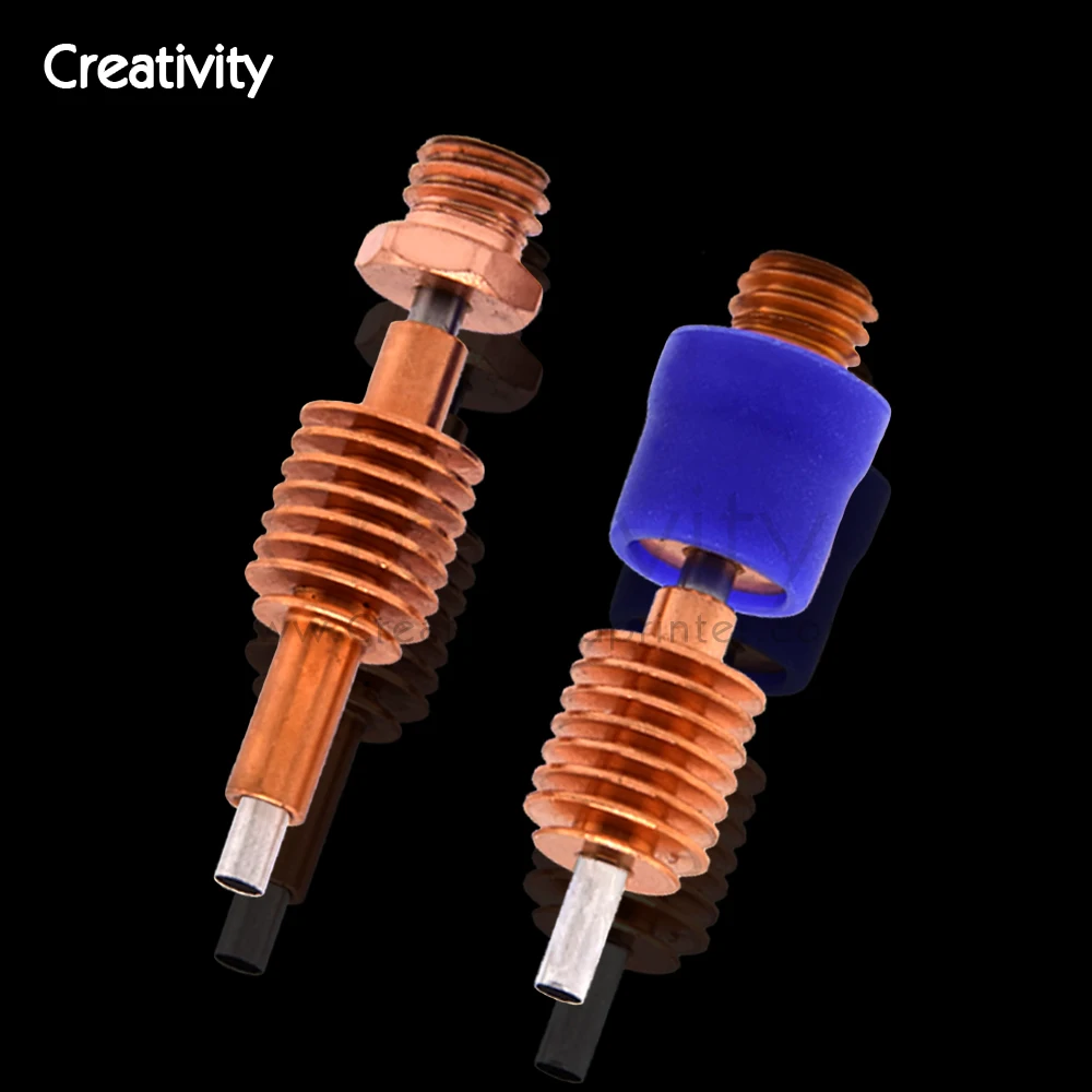 Creativity Red Lizard Aluminum and Copper Hot End V1 Universal Standard Flow High Flow Pipe 3D Printer Accessories