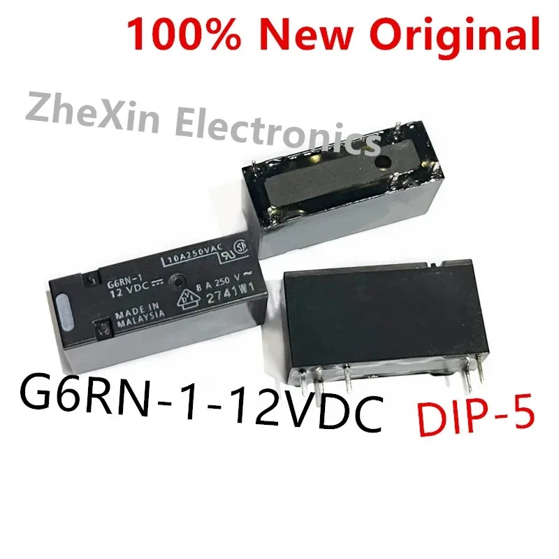 5-10 шт./партия Φ G6RN-1-24VDC DIP-5 новое оригинальное реле мощности G6RN-1-12VDC G6RN-1-5VDC