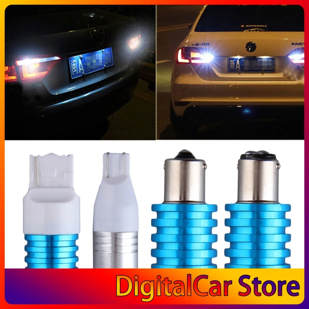 

12 В T15 T20 1156 1157 Светодиодные парковочные автомобильные Стайлинг ba15s автомобильная лампа Светодиодная лампа стоп светильник поворот резервны...