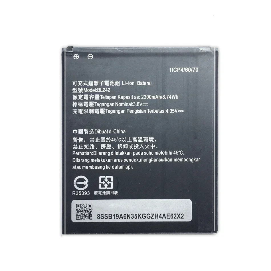 Новый аккумулятор высокого качества BL242 для Lenovo K3 K30-W K30-T A6000 A3860 A3580 A3900 A6010 Plus