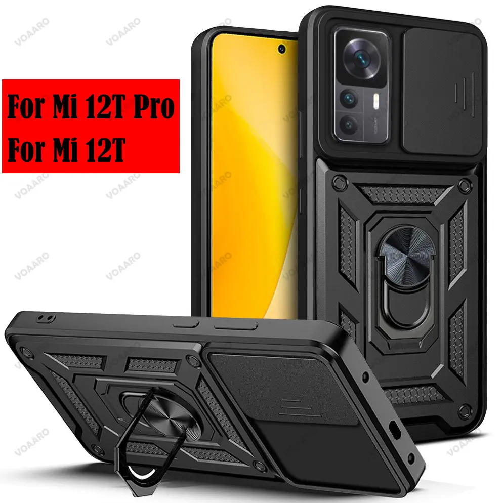 

Funda for Xiaomi Mi 12T Pro Case for Xiaomi Mi 12T 13 12 Pro Lite 12X 5G 11T 11 Lite Case Magnetic Ring Holder Armor Back Cover