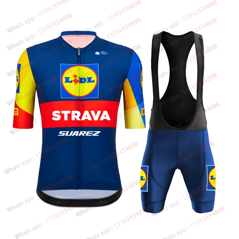 

Lidl Мужская одежда для велоспорта 2023 Новинка с коротким рукавом Maillot Ciclismo летние комплекты велосипедных Джерси велосипедные Джерси Чемпион велосипедная рубашка