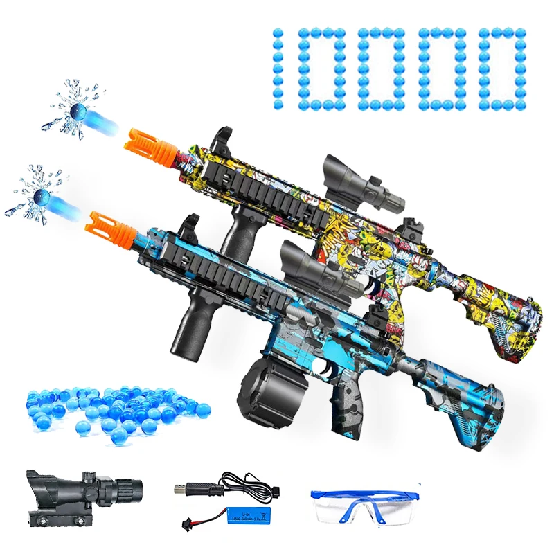 Electric Graffiti Air Rifle Weapons Paintball Toy Guns Pneum