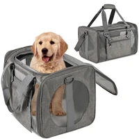 soft sided dog backpack with mesh window pet carrier hand bag airline approved handbag for small dogs