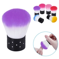 nail dust brush nail cleaning brush soft mini colorful manicure tools women soft hair nail art remove dust cleaner angle brushes