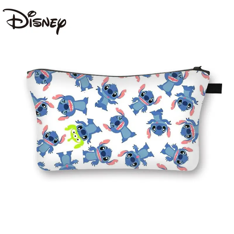 

Disney Stitch Cartoon Cosmetic Bag Japanese Cute Change Storage Bag Fashion Trend Girls Cute Bag