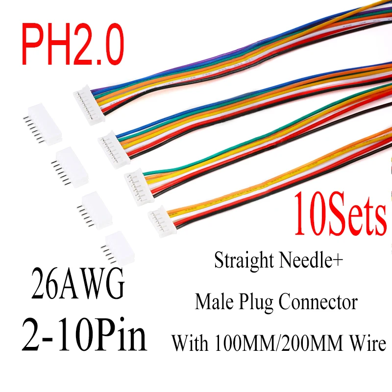 

Коннектор JST PH2.0 гringmak 2/3/4/5/6/7/8/9/10P 2 мм