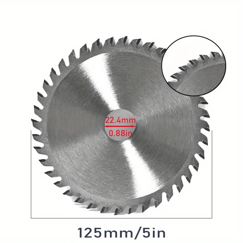 

Циркулярная пила 40 зубов, серебристого цвета, 105/115/125 мм