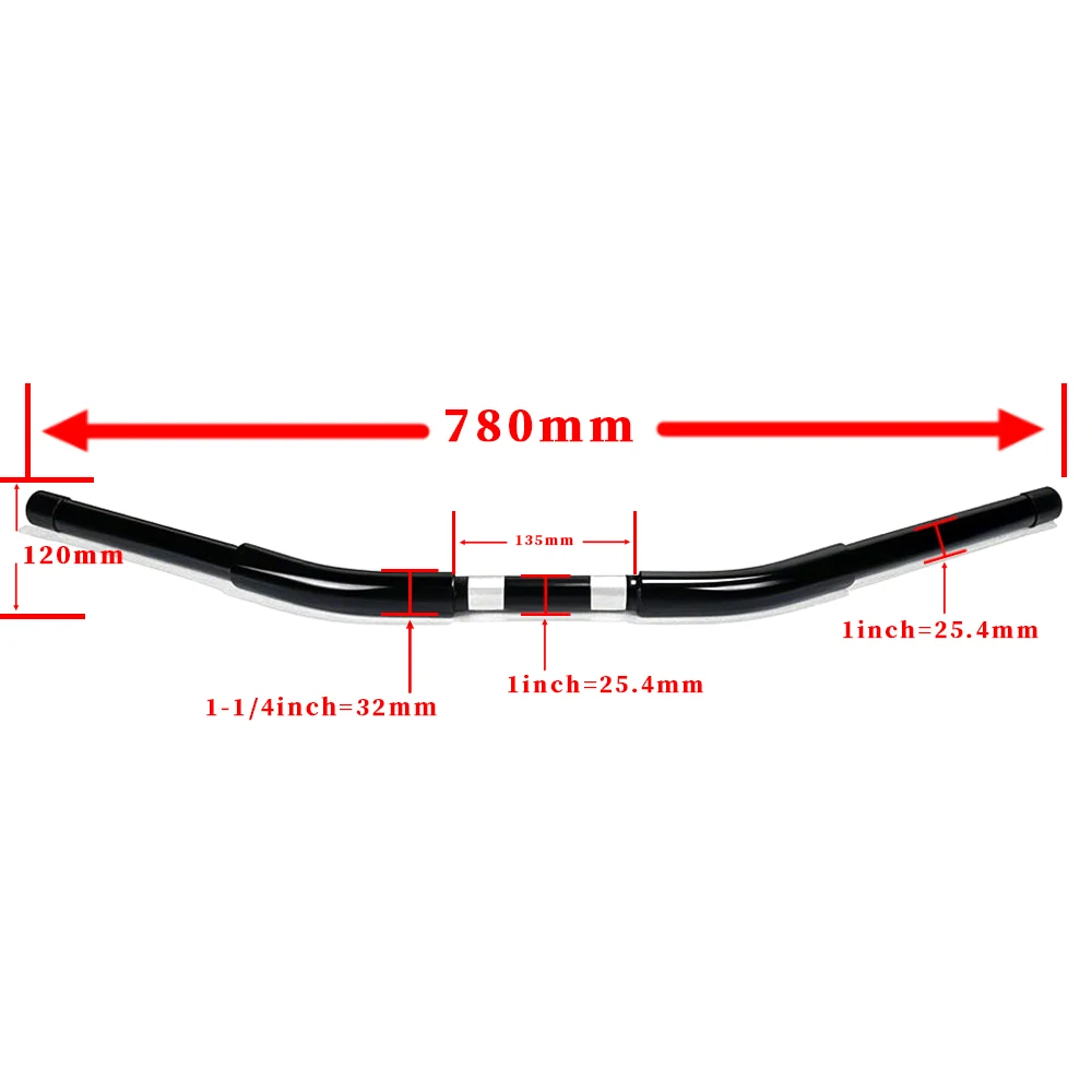 

Мотоциклетные рули 1-1/4 дюйма для Harley XL883/XL1200-X48 Dyna Softtail Street Bob Low Rider NIGHT Rod V-rod