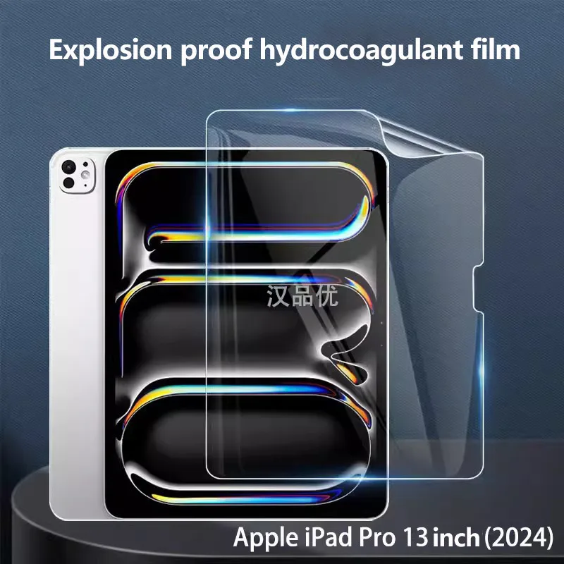 ПЭТ для iPad Pro 13 2024 7th 11 Air11 6 Air13 Air 5 4 3Pro 2 1 10th 10 9 7 Mini 3 Pro12.9 мягкая пленка экрана