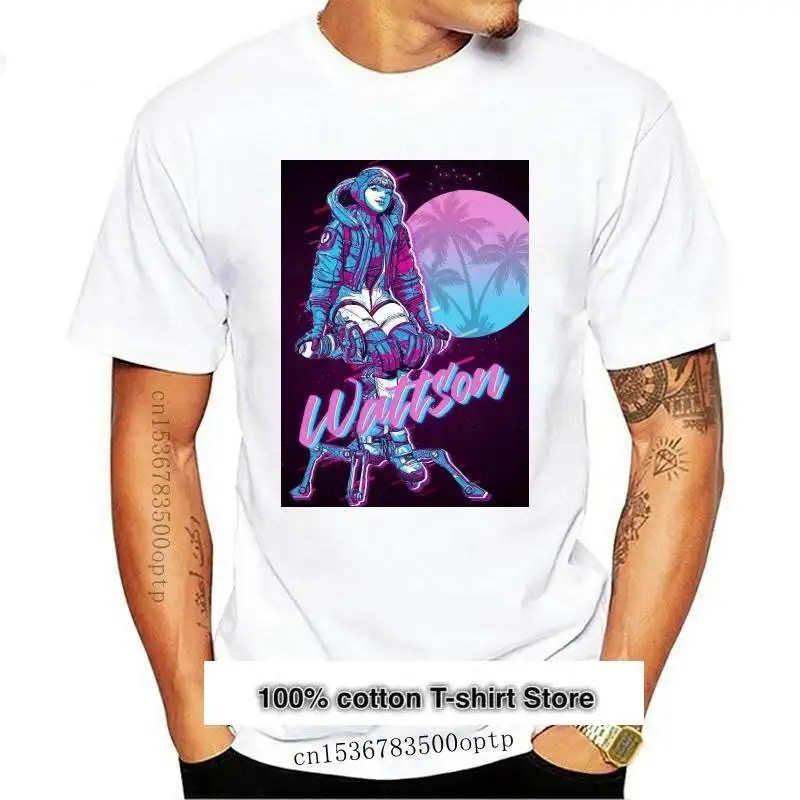 

Apex Legends-Camiseta Retro de los 80 para hombres, Camisa de algodón, Apex Legends