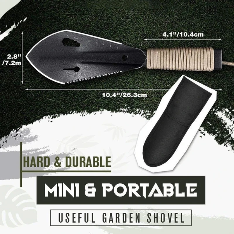 

Multipurpose Portable Mini Shovel Lightweight Hiking Camping Shovel Trowel for Camping Garden Shovel PR Sale