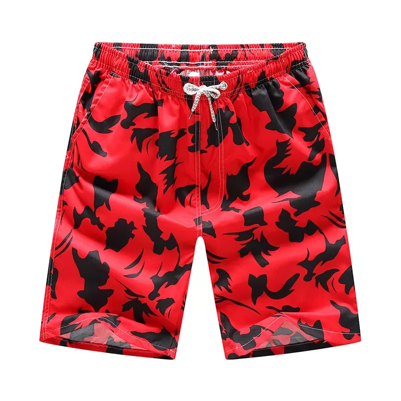

NEW IN Short Board Surf Mens Swimwear Trunks Fast-drying Men's Color Shorts Swimming Beach Shorts Flower Surfboard Shorts