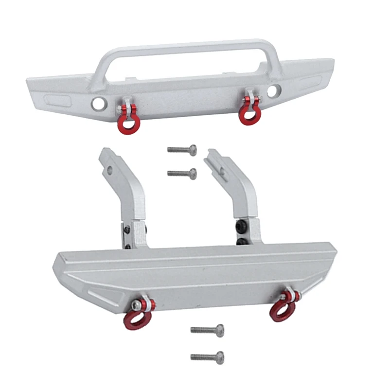 

Metal Front Rear Bumper For 1/18 RC Crawler Car TRX4-M TRX4M Upgrade Parts