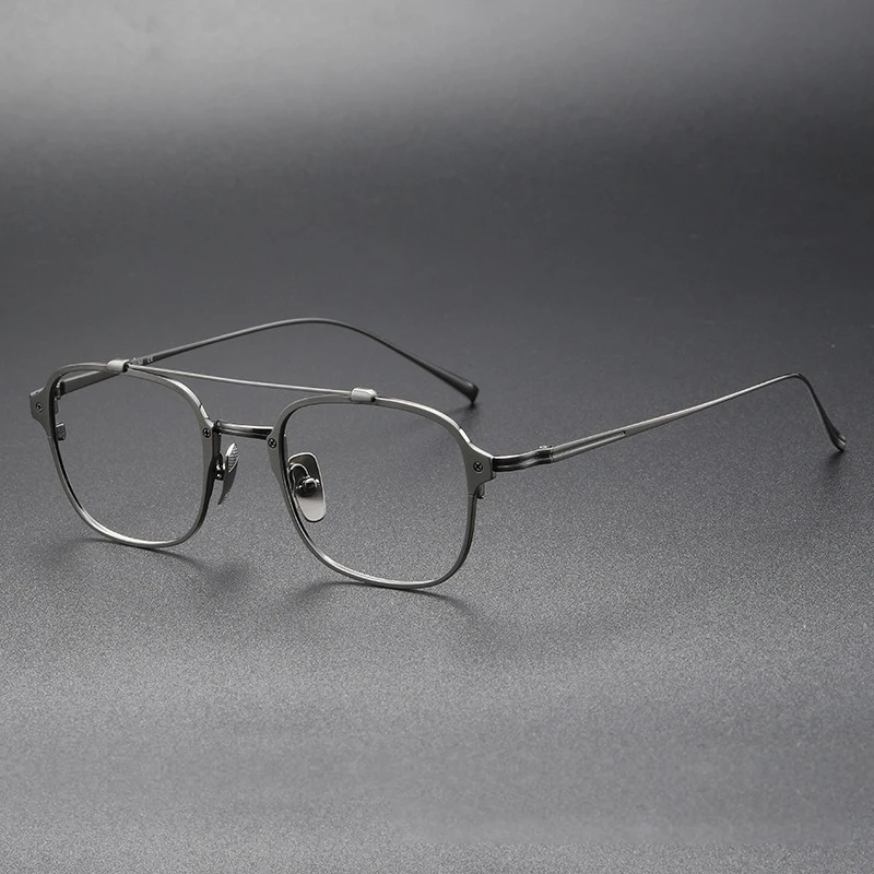 Оправа для очков из чистого титана мужчин и женщин брендовая ретро-оправа
